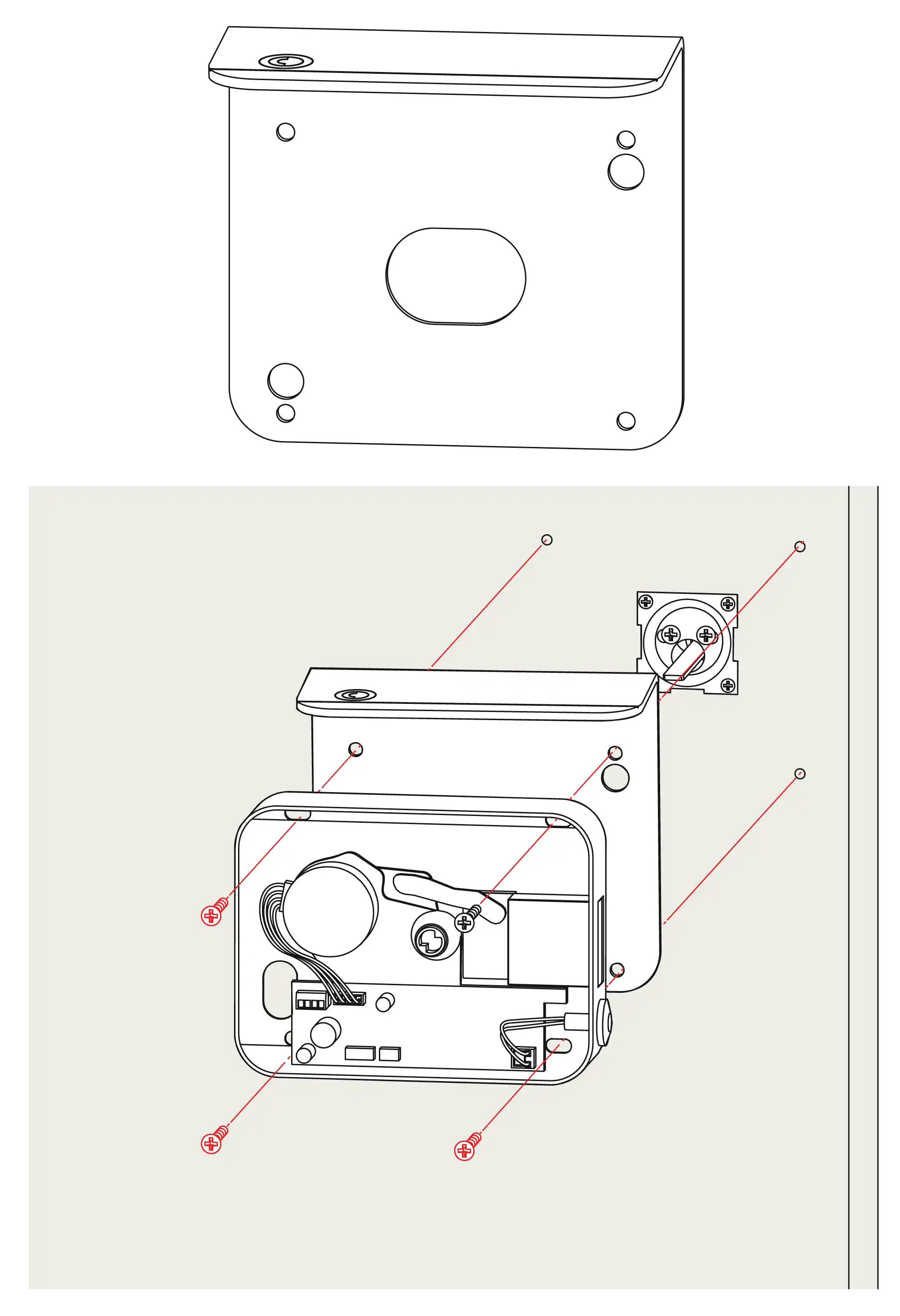 Instal·lació VCX100 Protector de pluja per a exteriors
