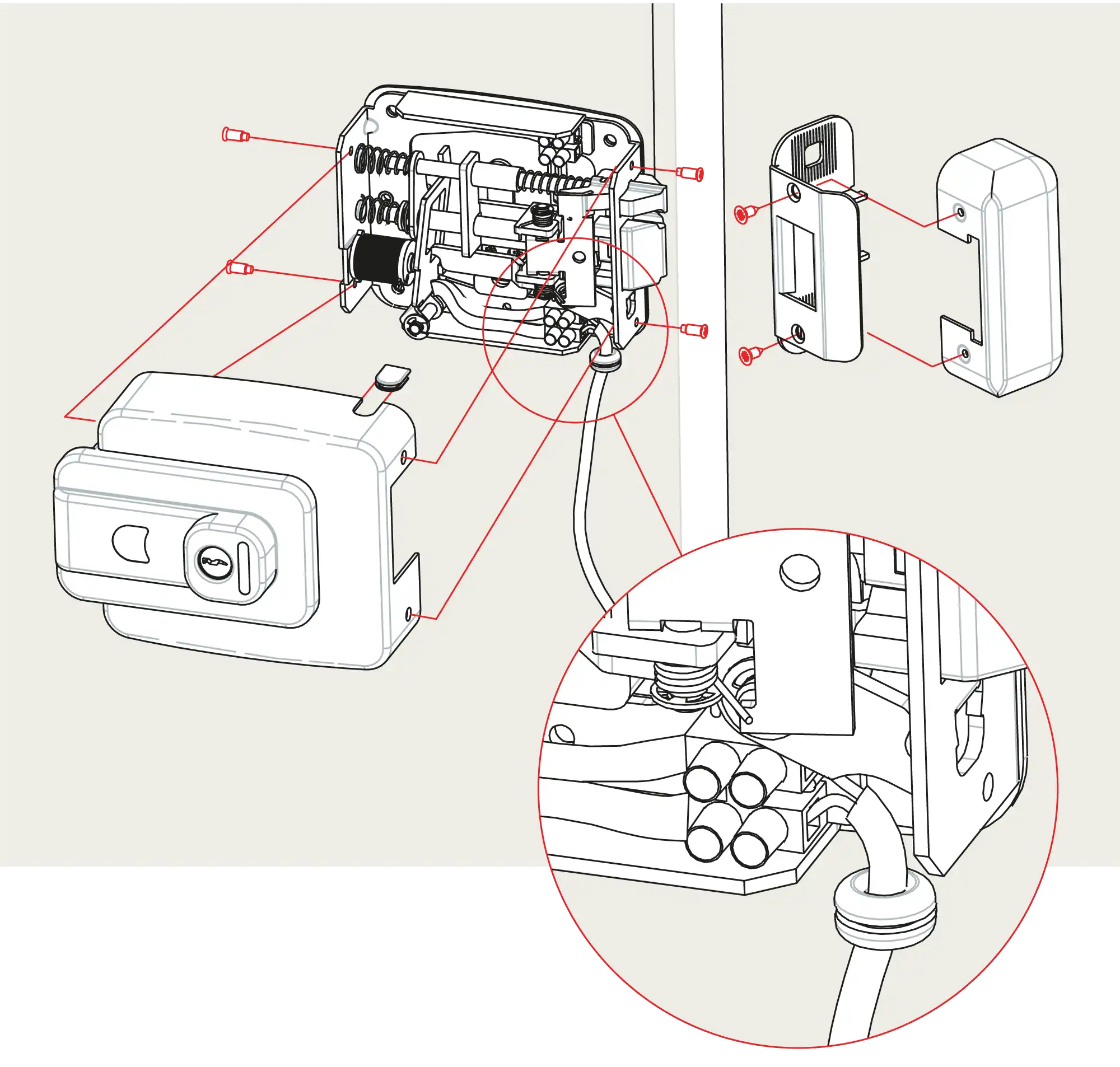 Installation and connection diagram