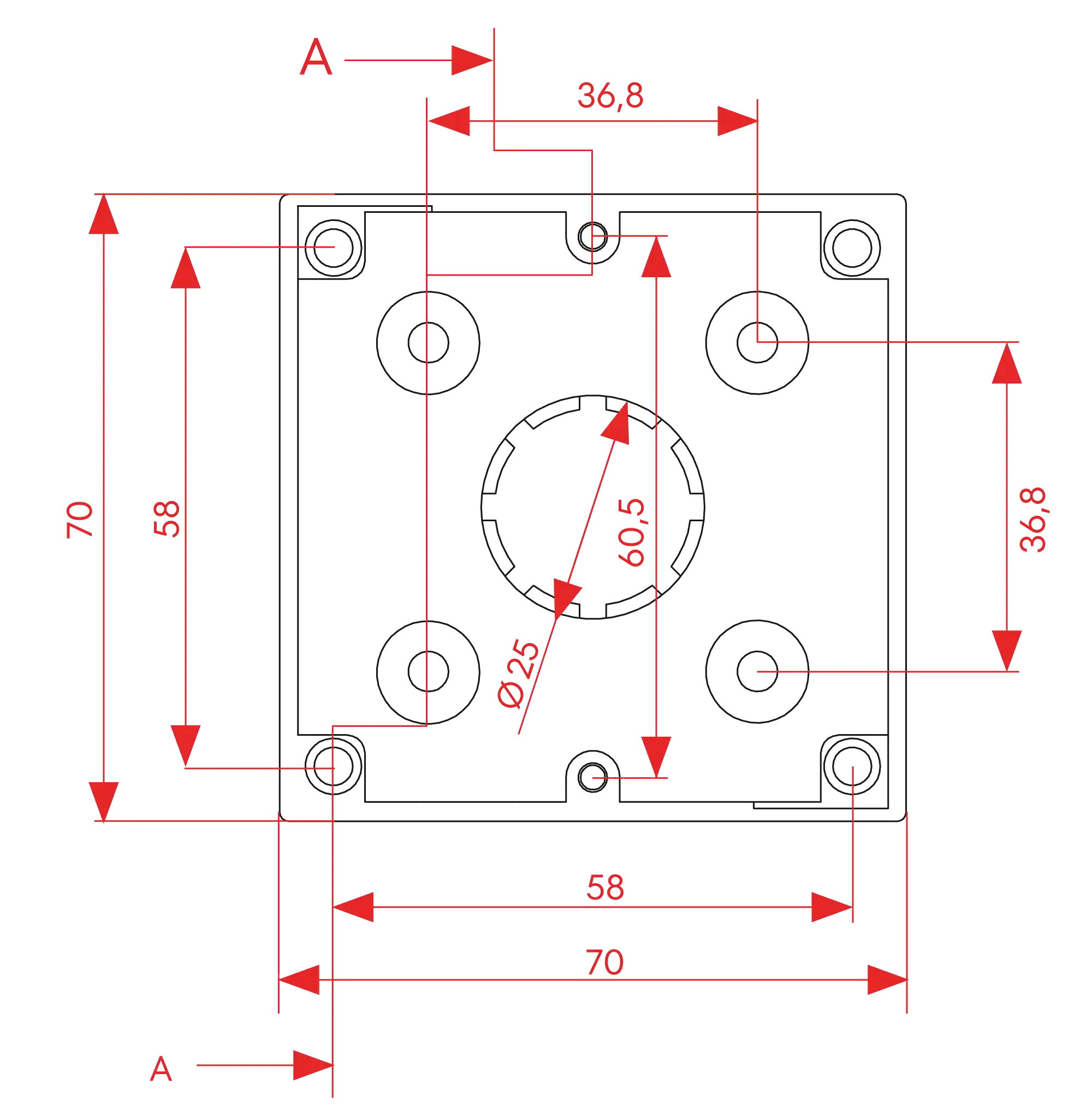 Dimensions Accessory E1