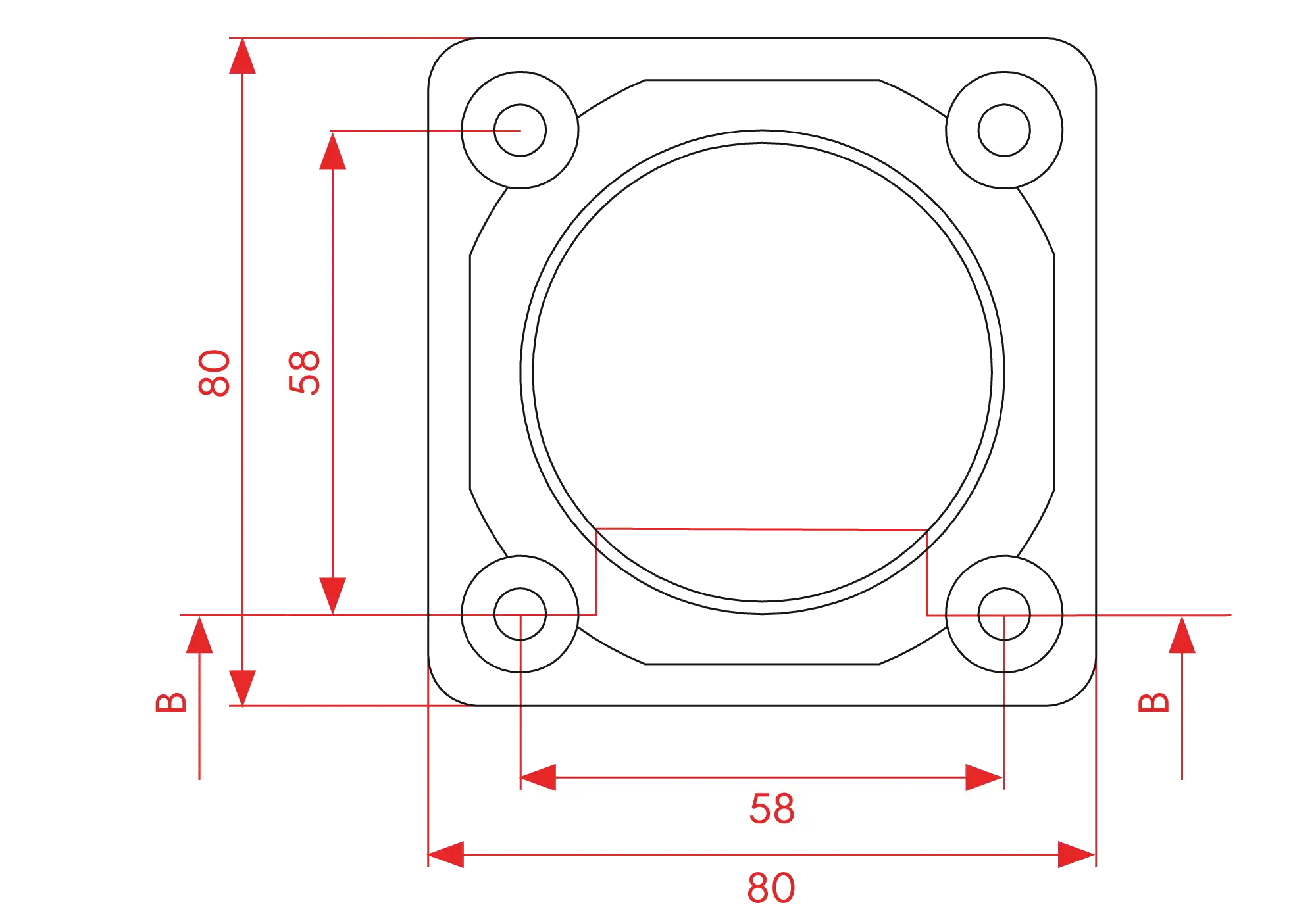 Counterplate C3 Dimensions
