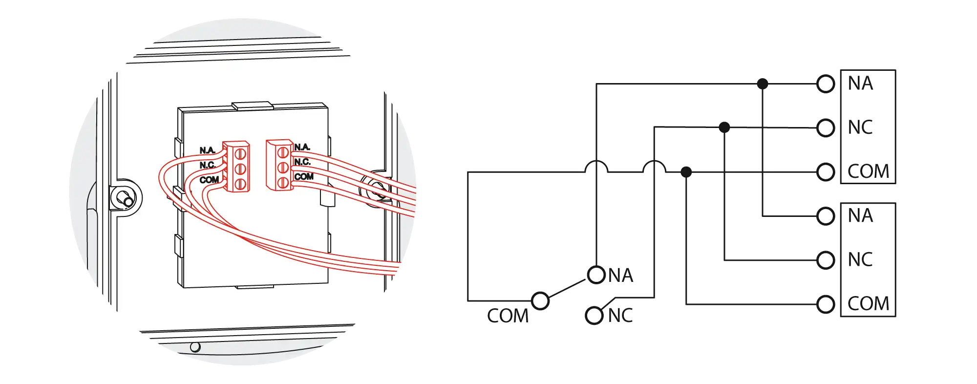 Diagrama de conexionado PB2 PB4 PB5