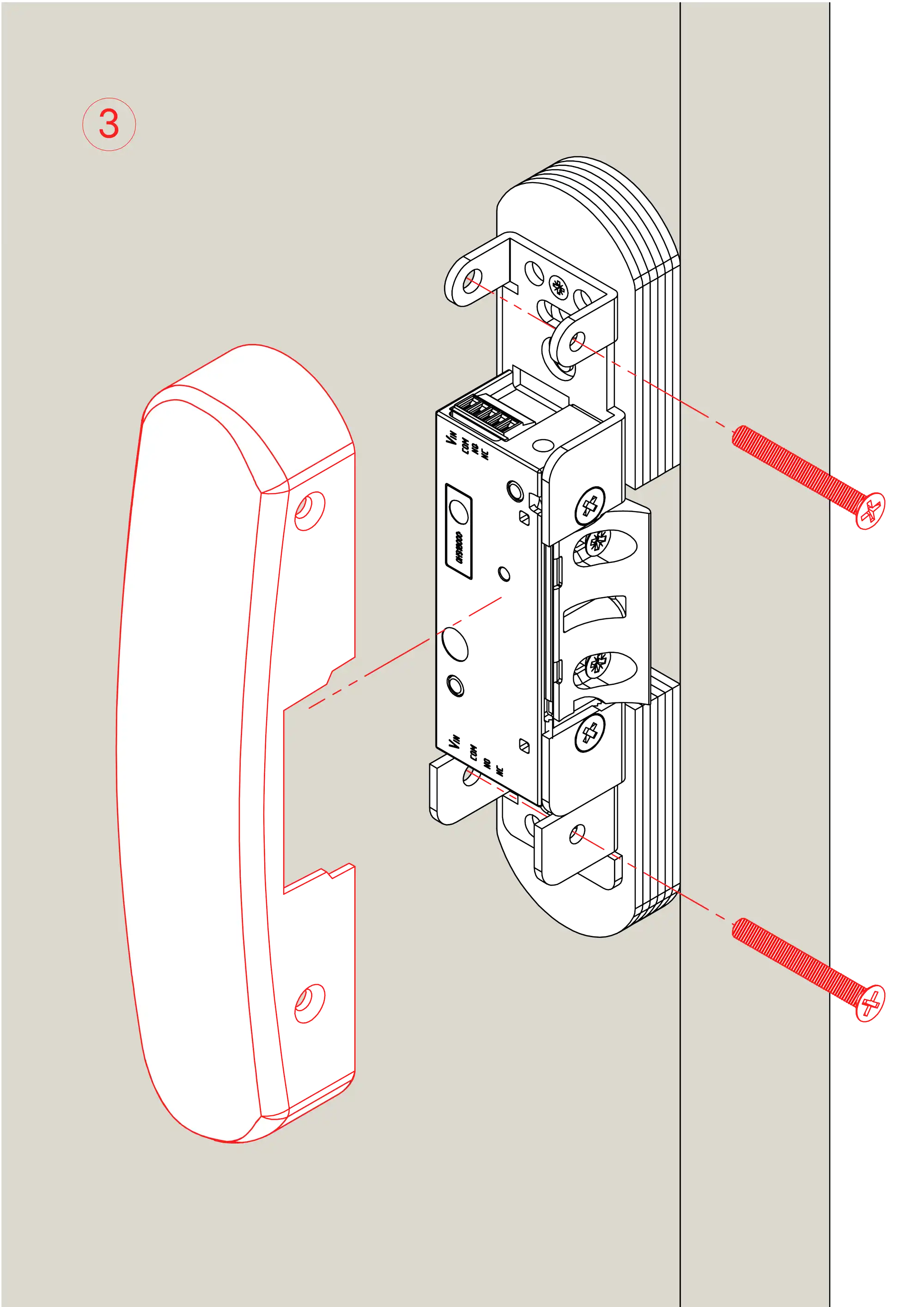 Installation with anti-vandalism base
