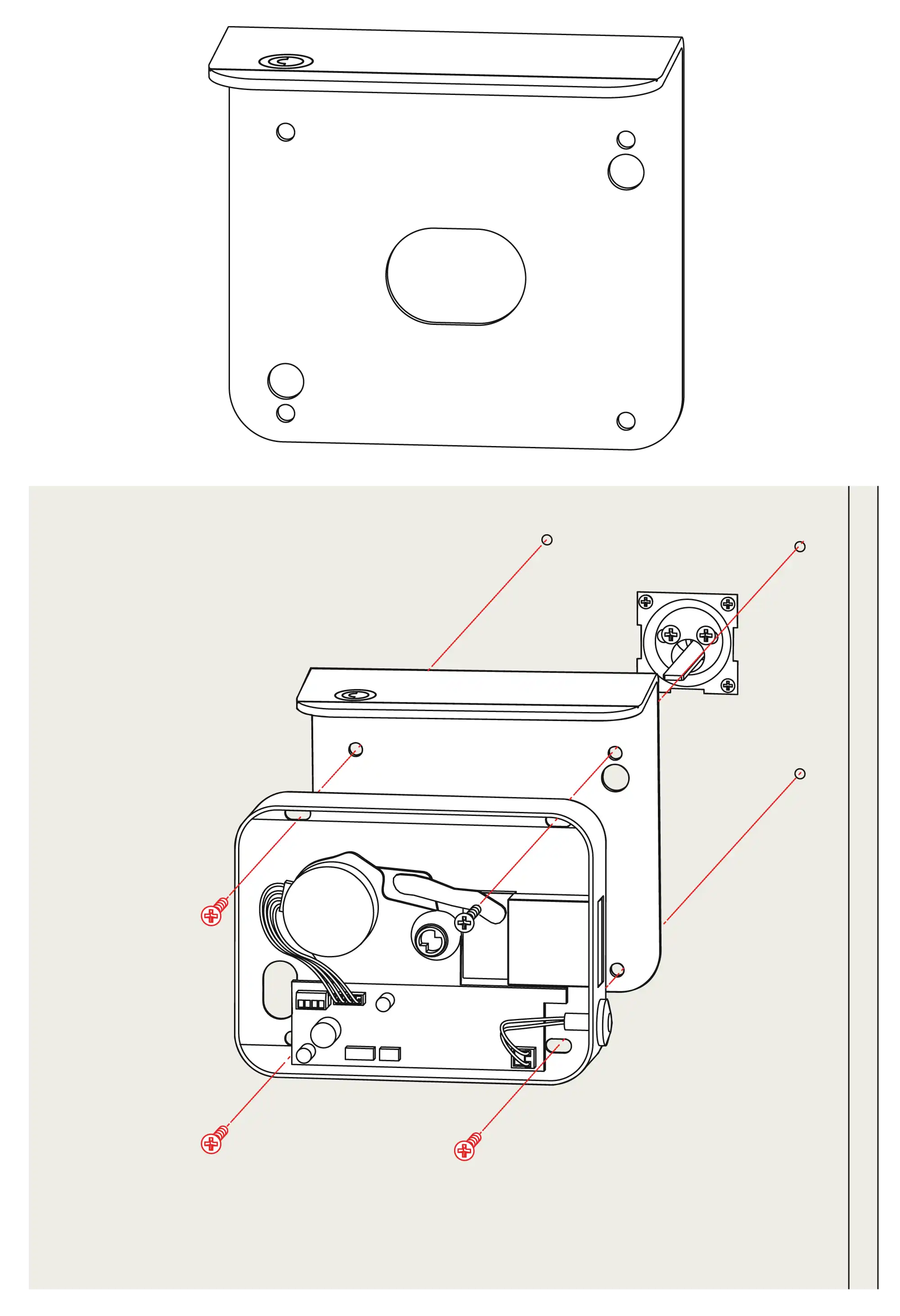 Installation VCX100 Rain cover for outdoors