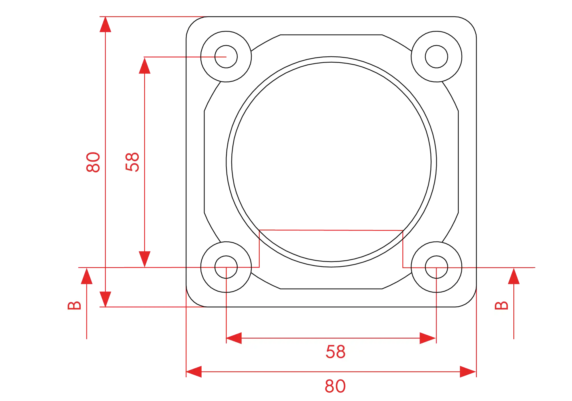 Counterplate C3 Dimensions
