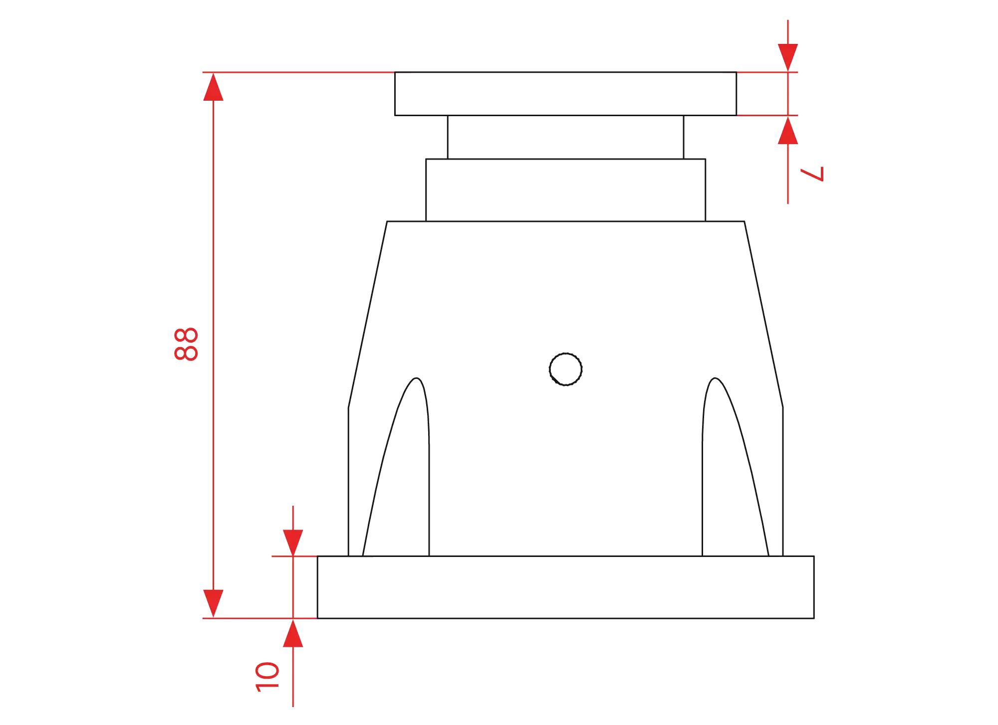 Counterplate C5 Dimensions