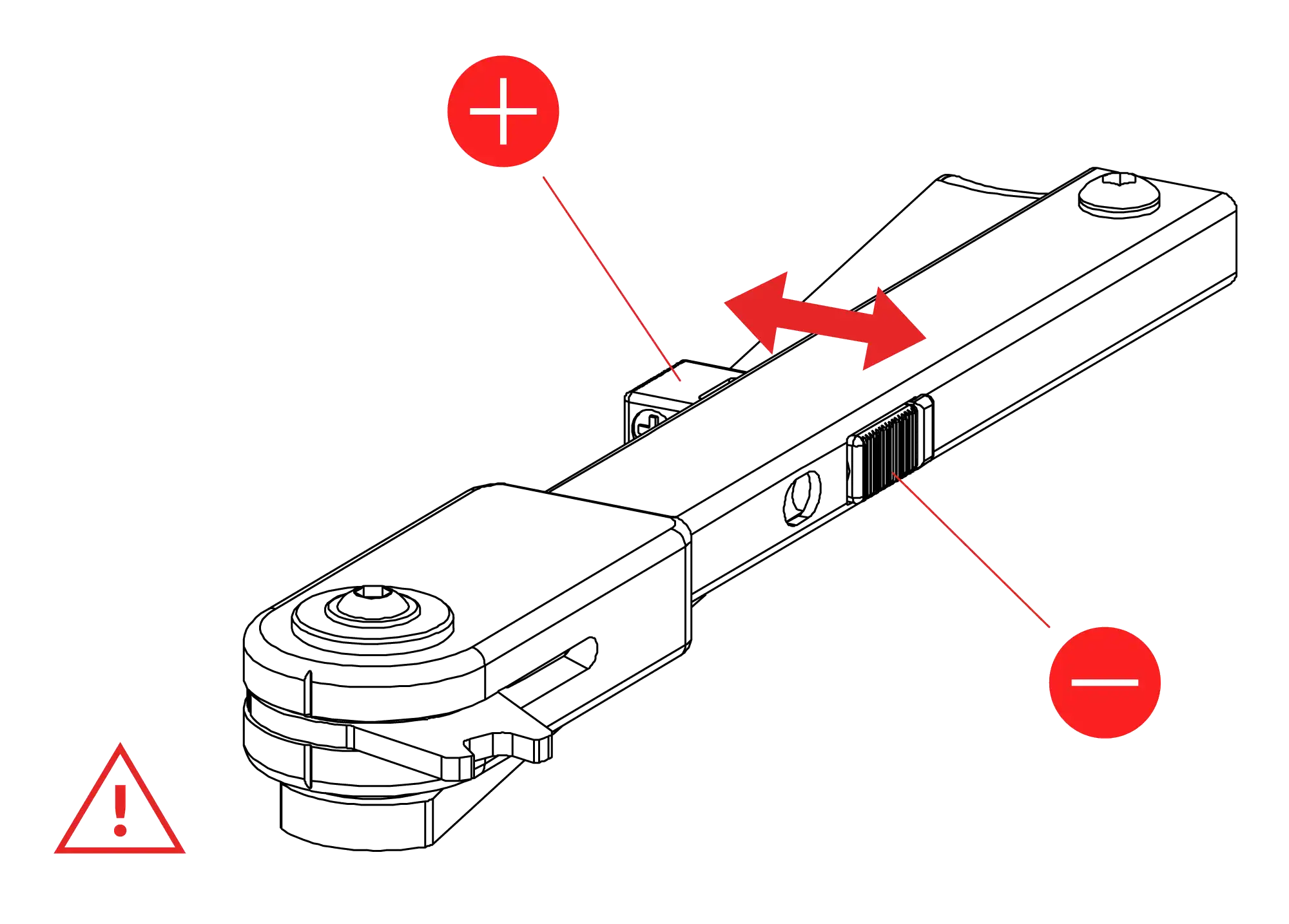 Instalación montaje normal bisagra izquierda DIN L