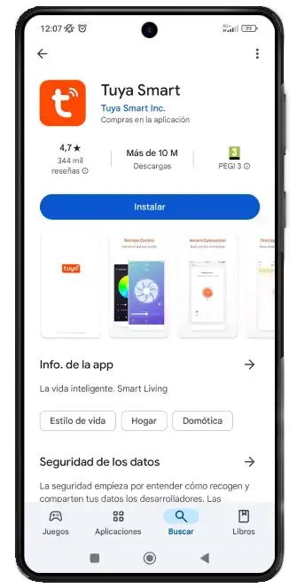 Descargar la app Tuya