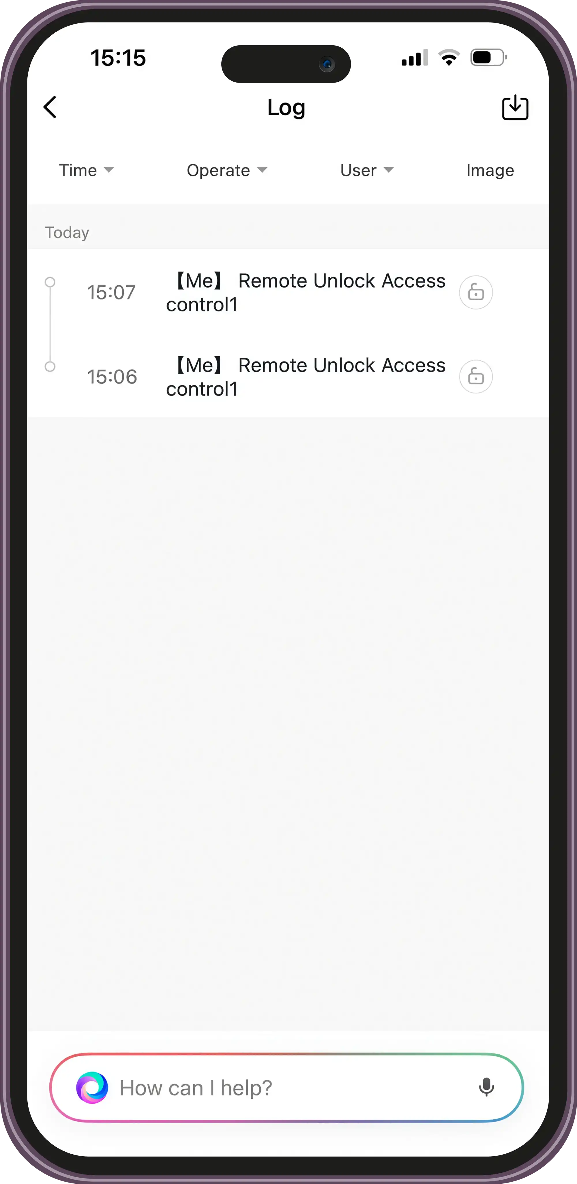 Access History
