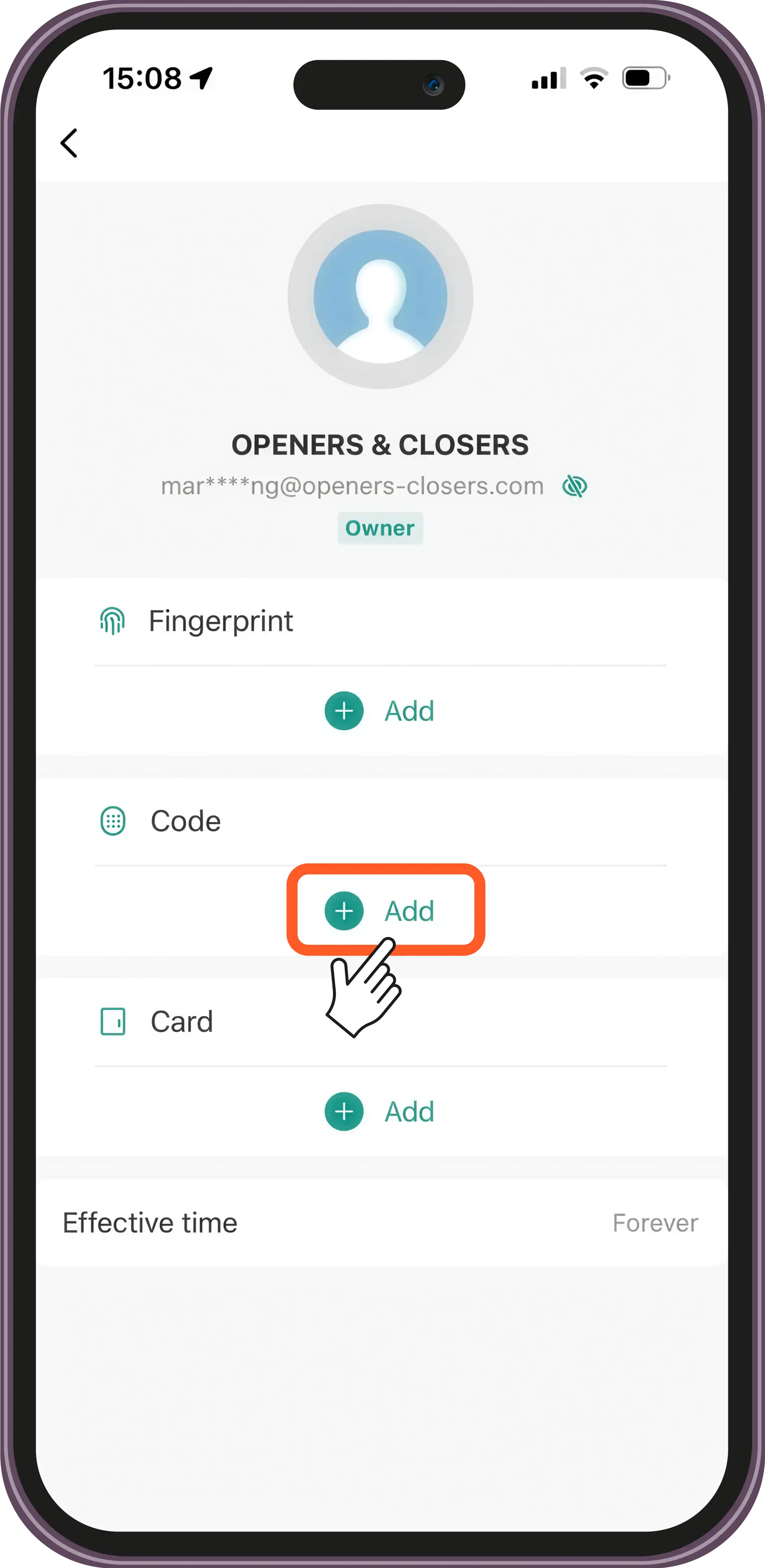 Add a Code