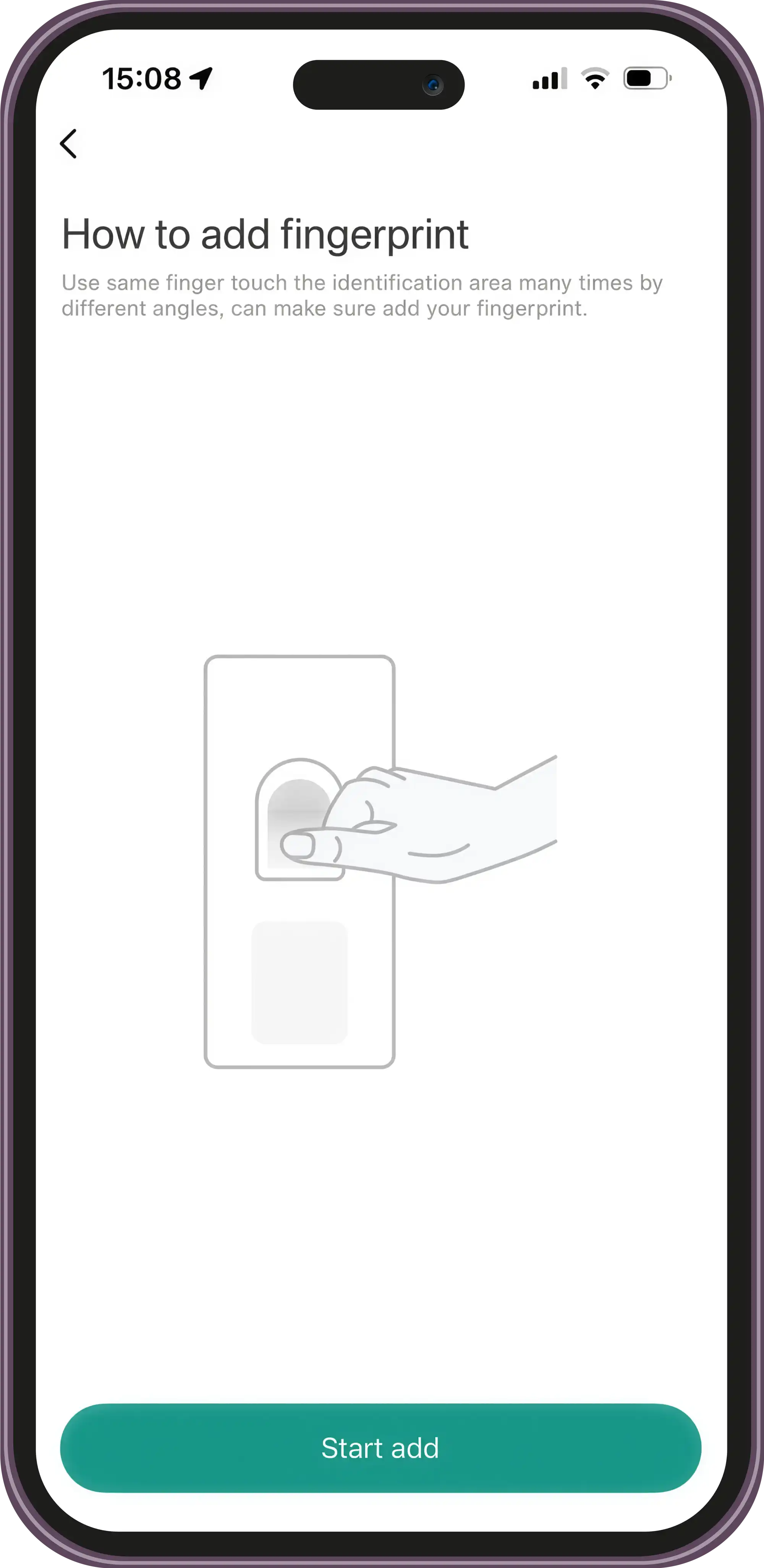 Add a Fingerprint