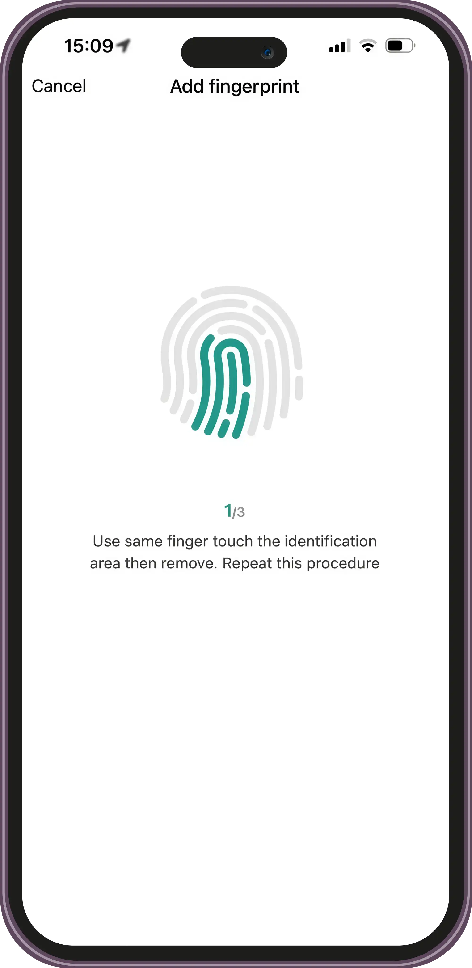Add a Fingerprint