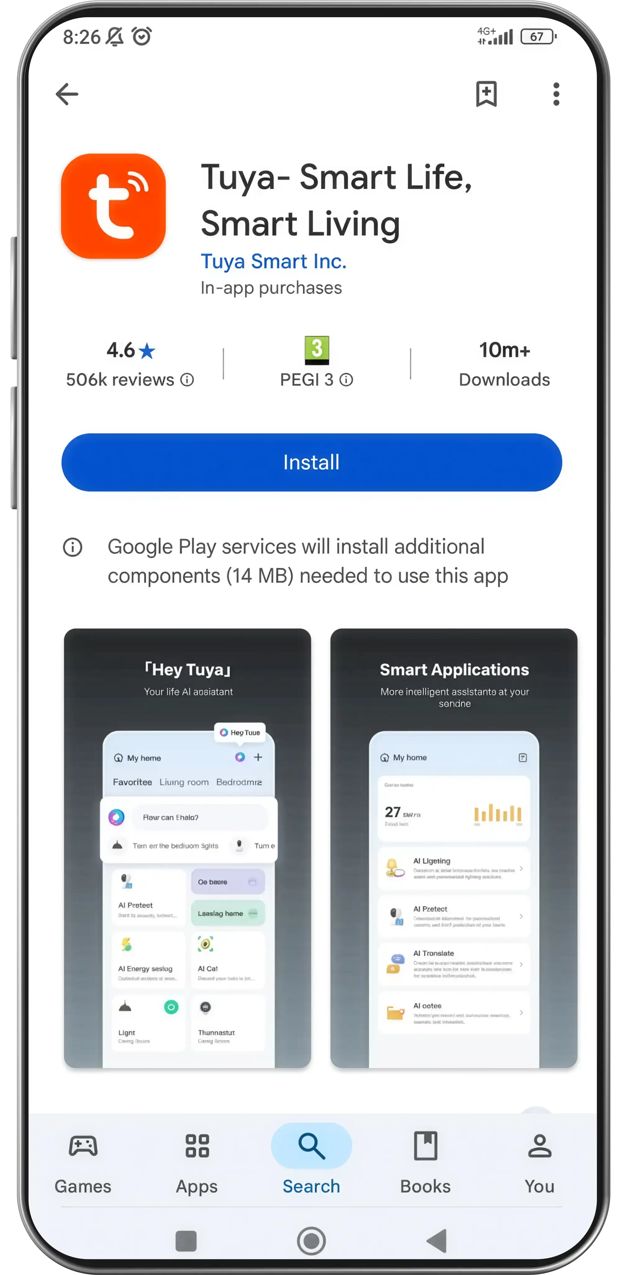 Download the Tuya App